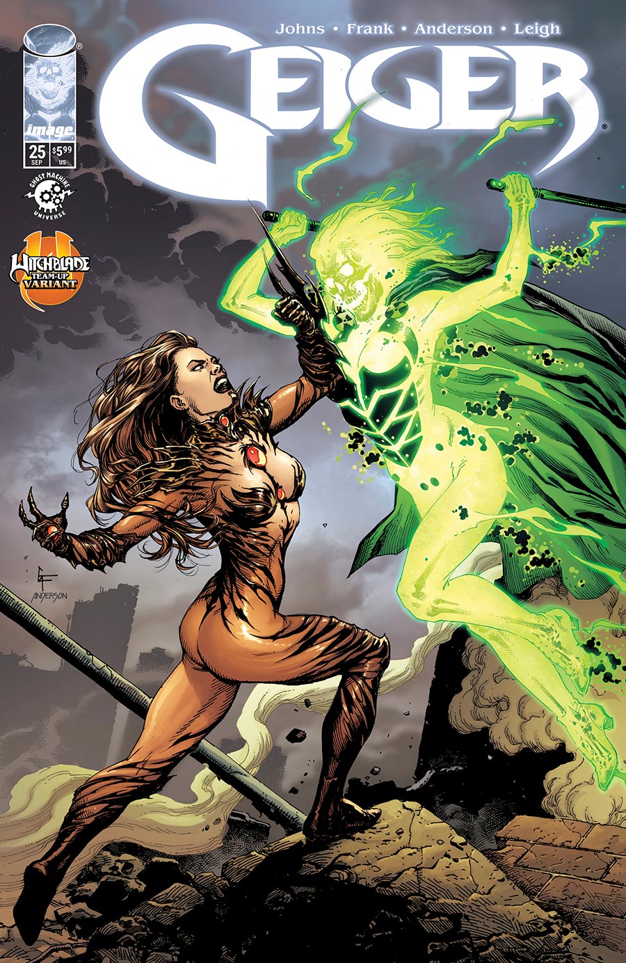 Geiger #25 Witchblade Team-Up Cover F
