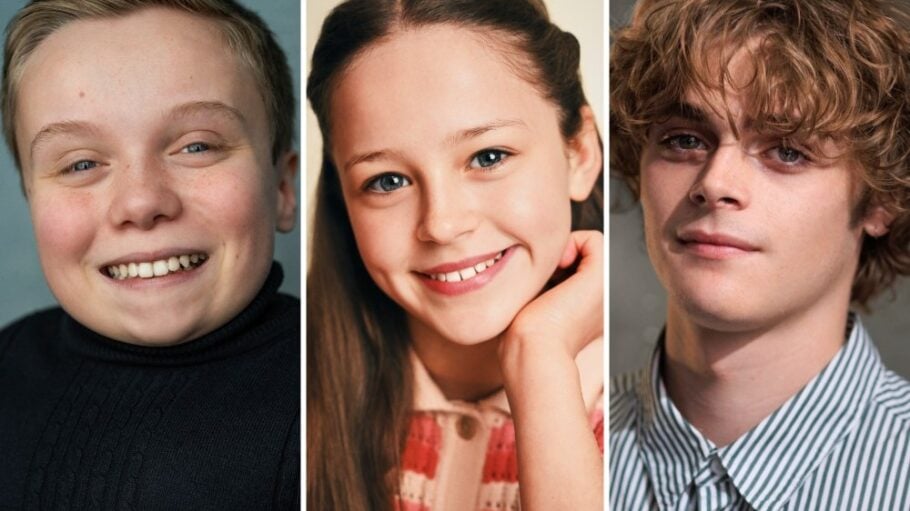 Lenny Rush, Bonnie Hill and Billy Barratt, newly announced for Harry Potter Season 2