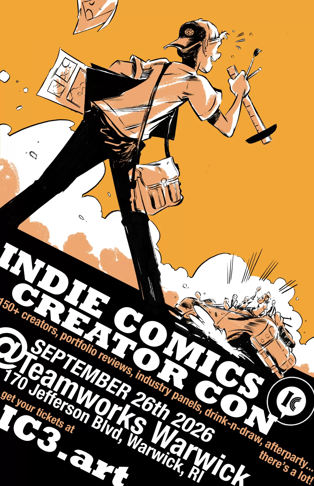 Indie Comics Creator Con Providence 2026 poster