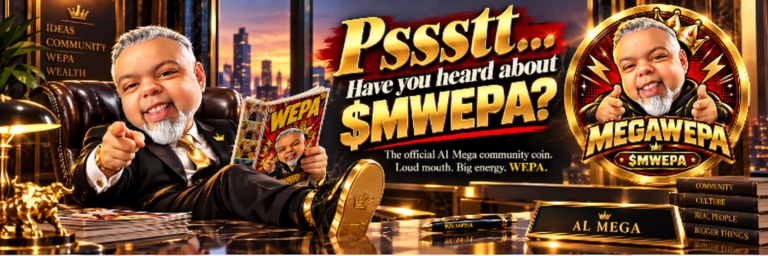 MEGAWEPA official coin featuring BabyMega