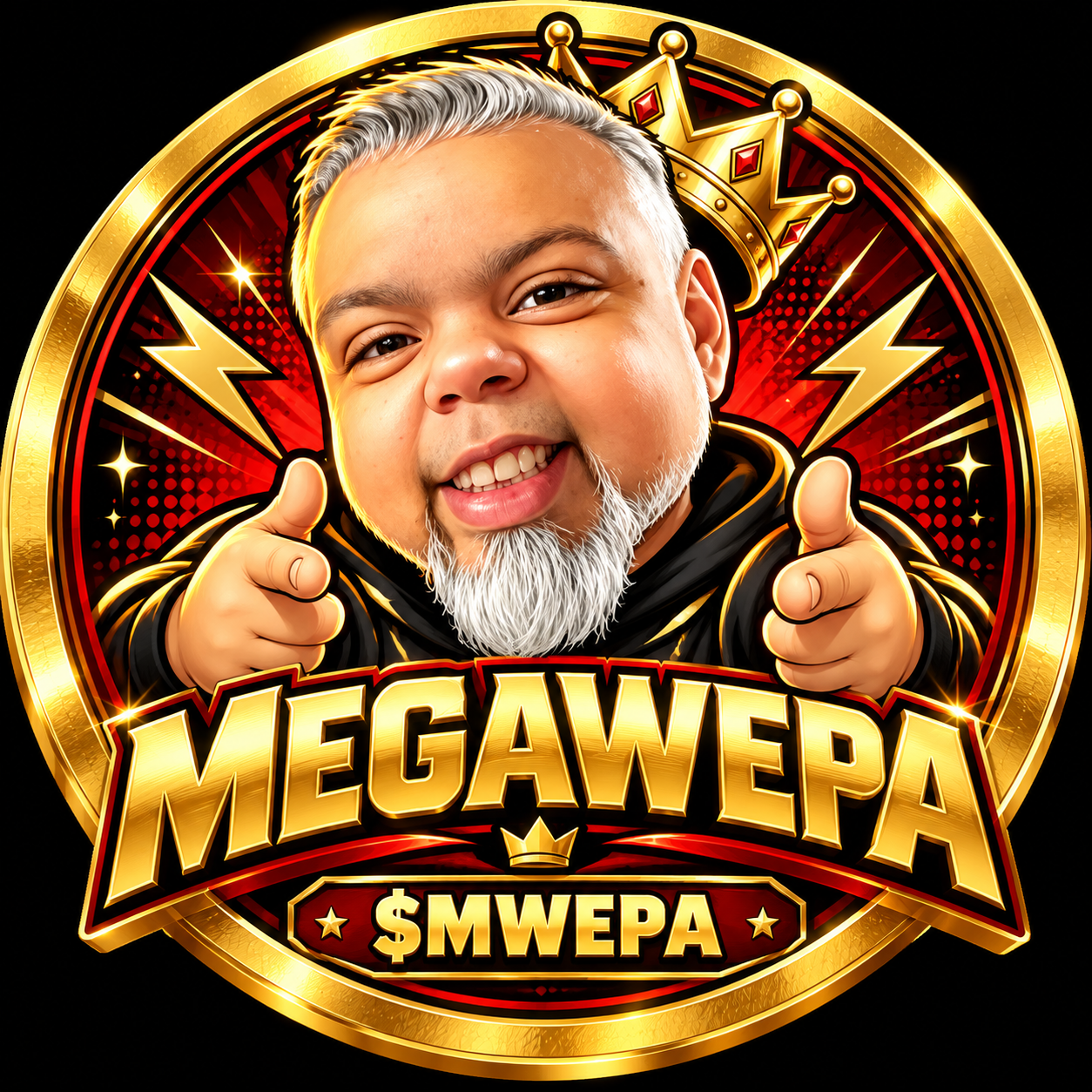 MEGAWEPA official coin featuring BabyMega