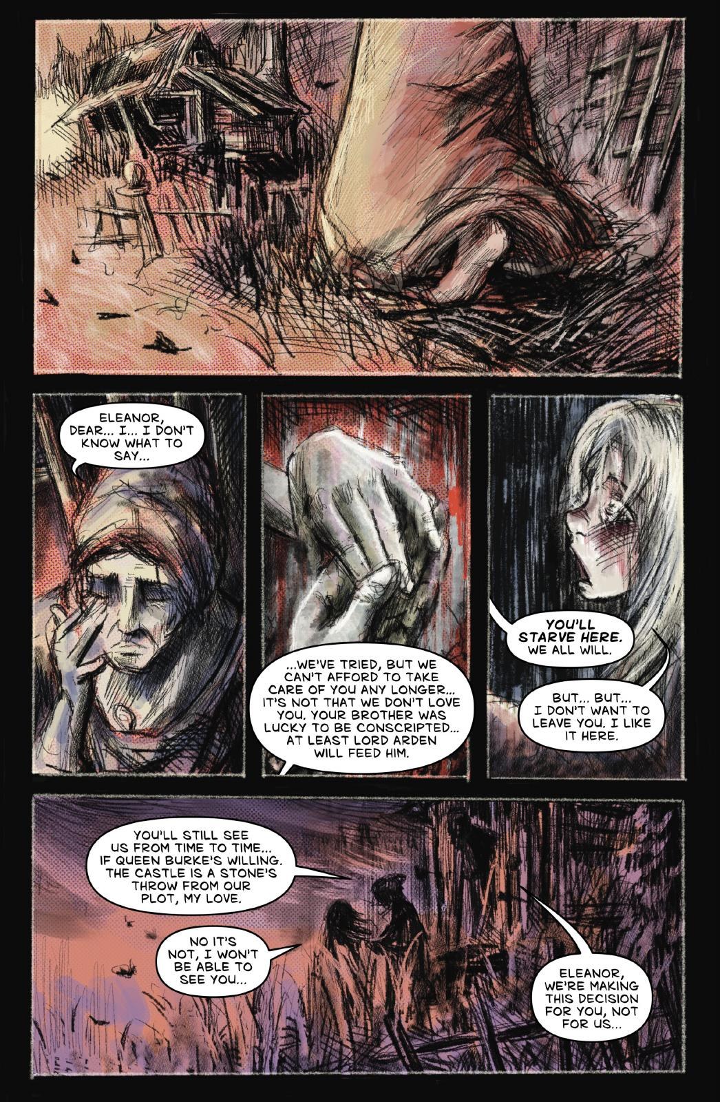 Macabre Majesty #1 interior page 1