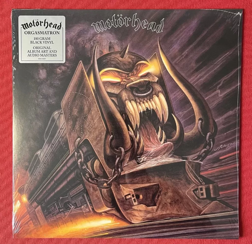 Motörhead Orgasmatron album cover art