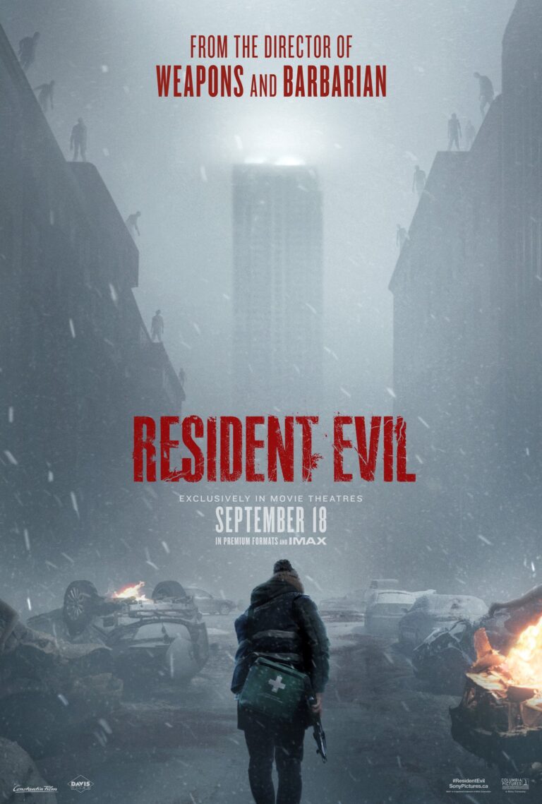 Official poster for Zach Cregger’s 2026 Resident Evil film