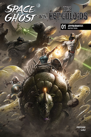 Space Ghost vs. The Herculoids #1 Cover A by Francesco Mattina