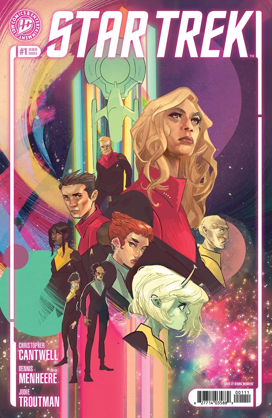 Star Trek #1 Cover A by Dennis Menheere