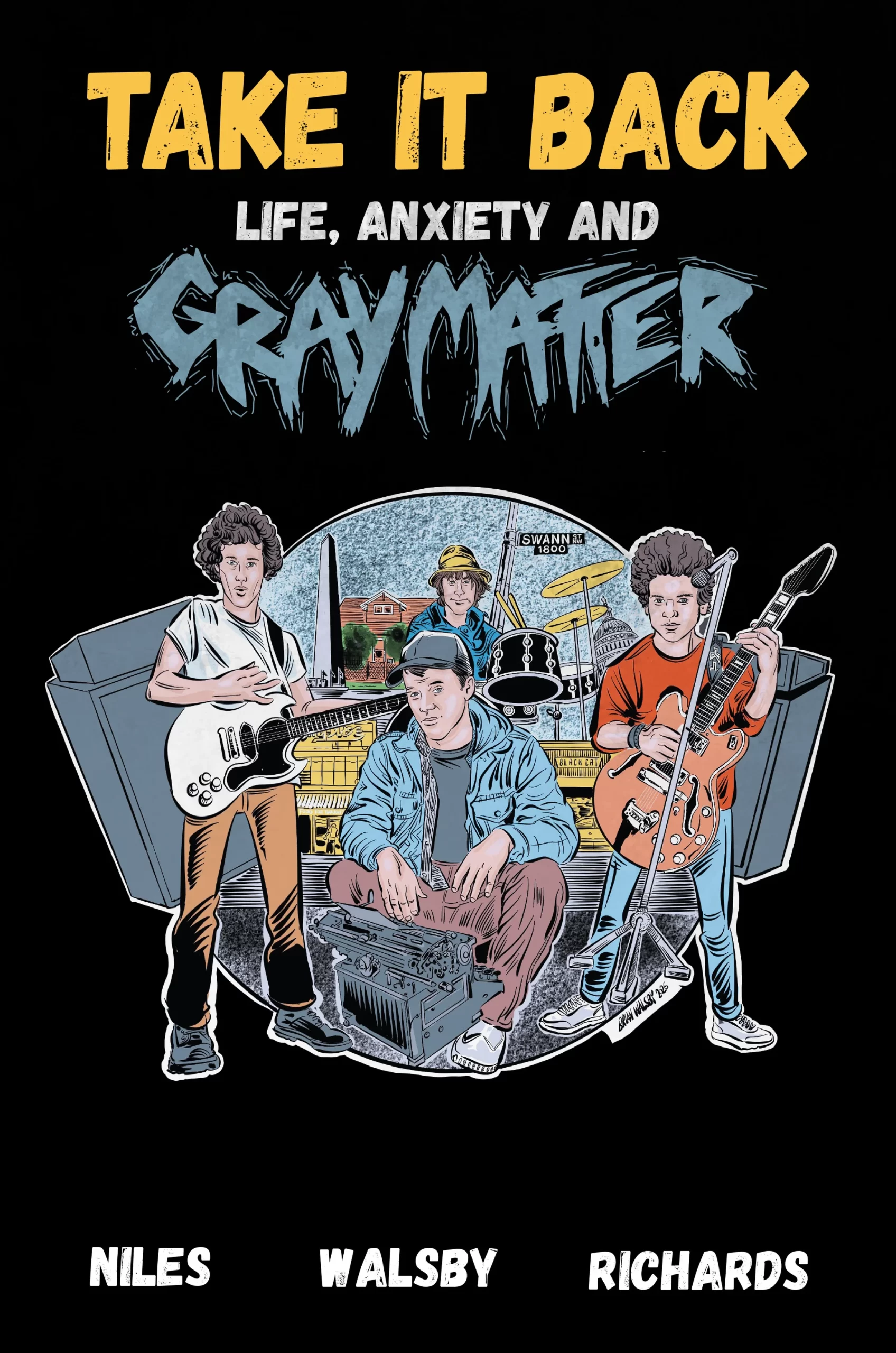 Take It Back: Life, Anxiety, and Gray Matter graphic memoir cover