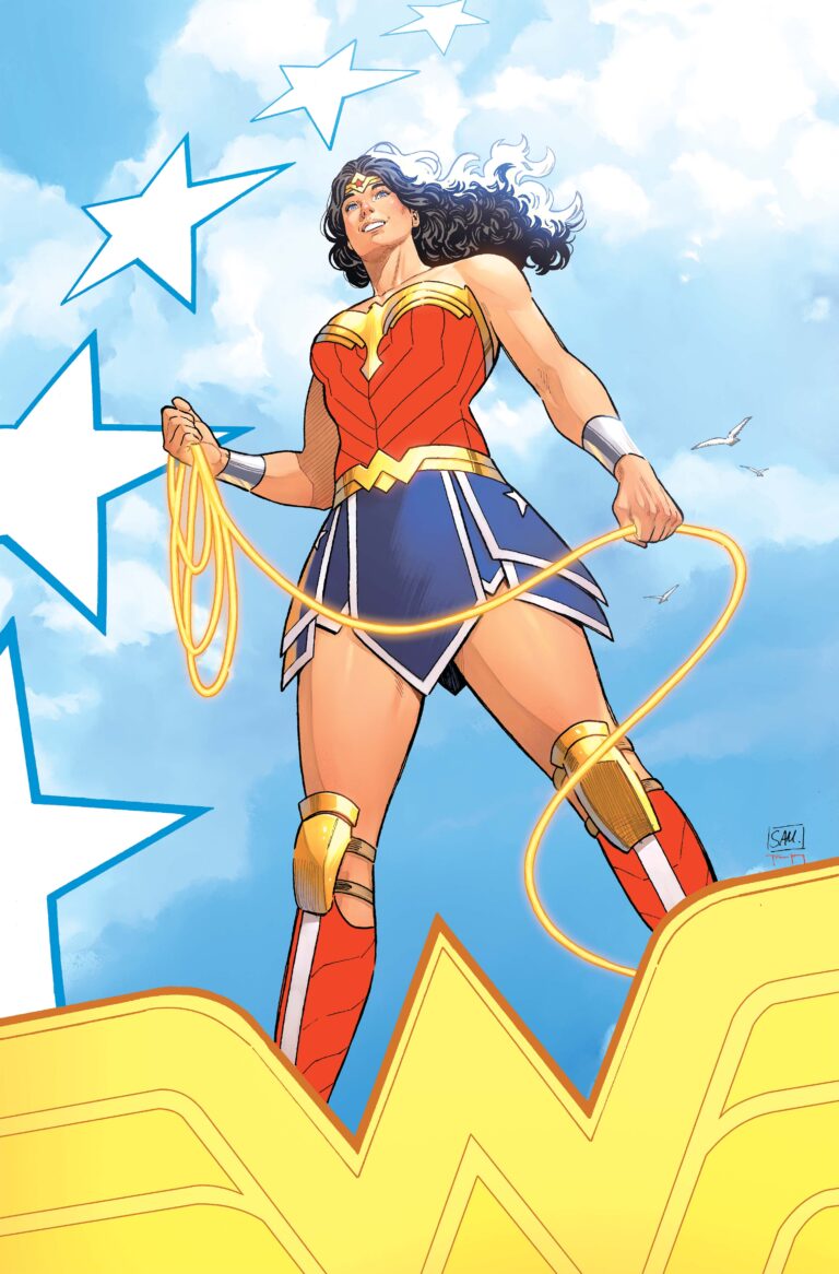 Wonder Woman #40 main cover by Daniel Sampere