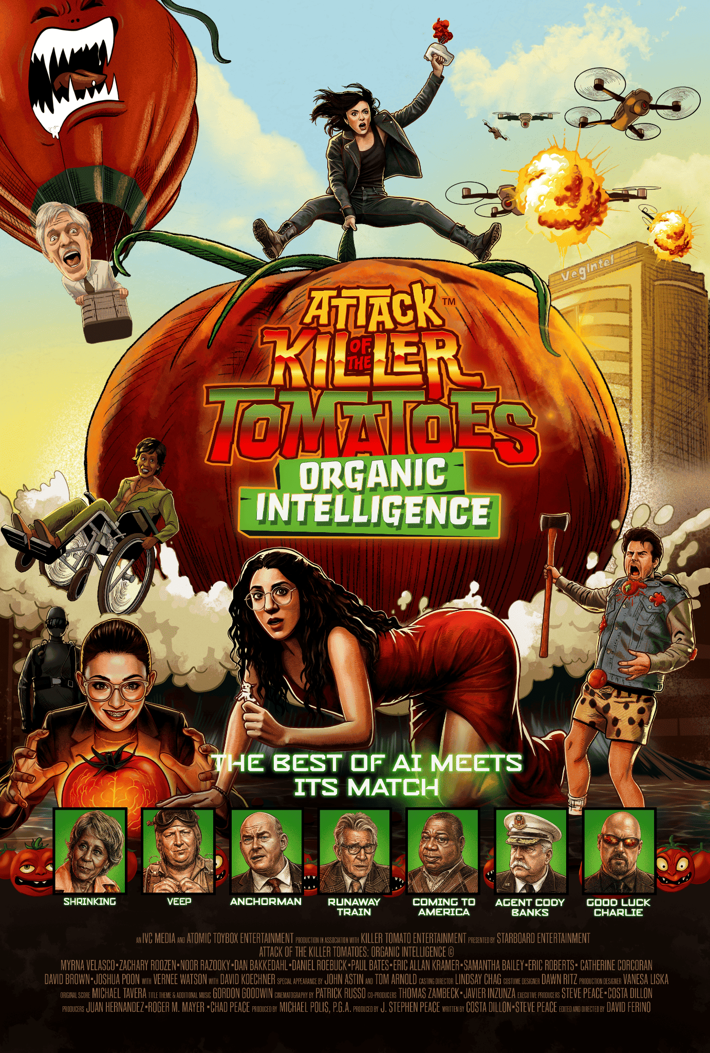 Attack of the Killer Tomatoes: Organic Intelligence official poster