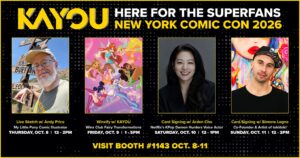KAYOU Reveals Massive NYCC 2026 Lineup with Arden Cho, Winx Club, Monster Jam and More