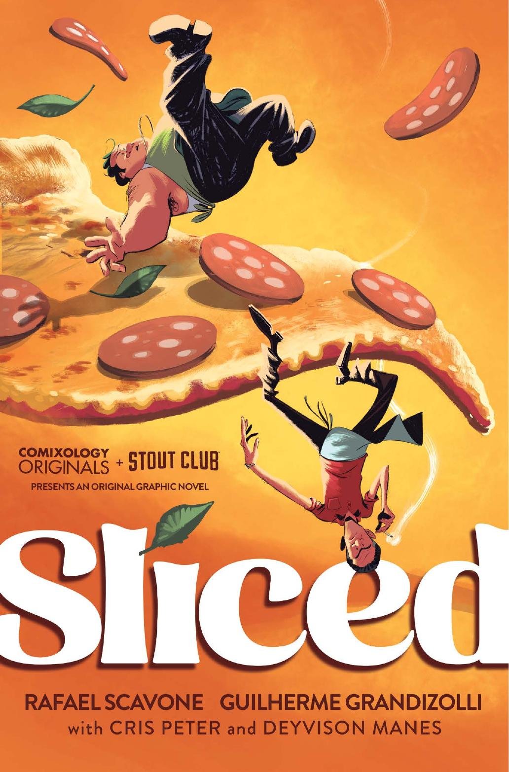 Sliced graphic novel cover