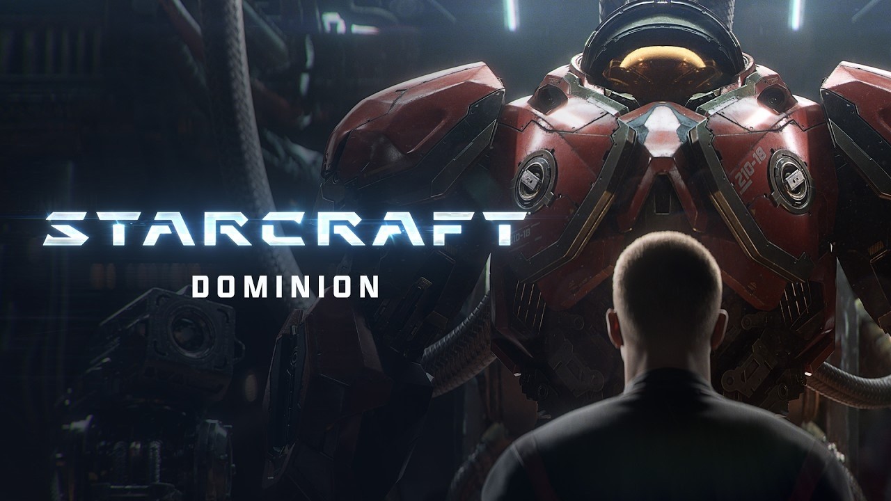 Official StarCraft announcement cinematic featuring the Dominion war