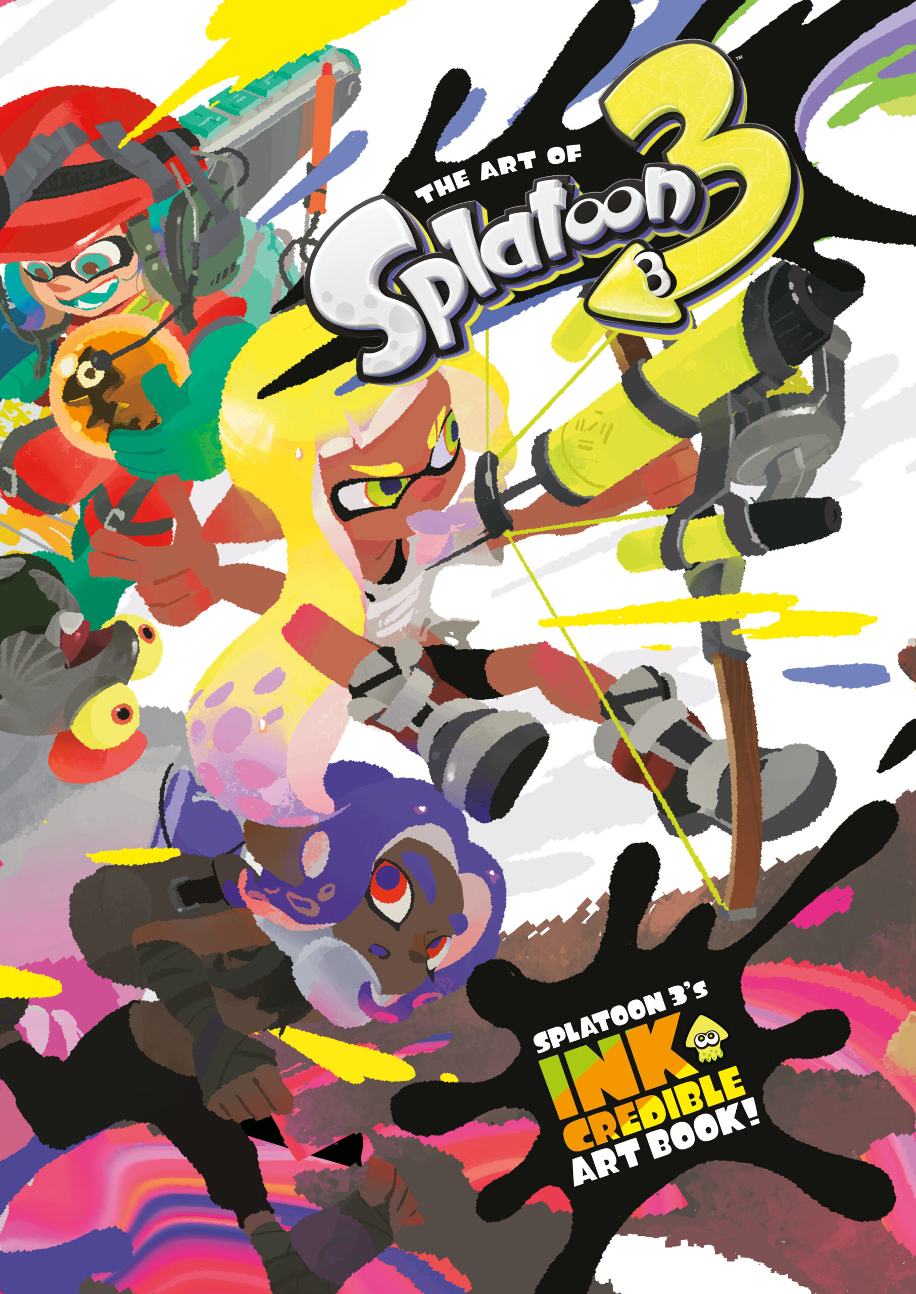 The Art of Splatoon 3 hardcover cover from Dark Horse Books