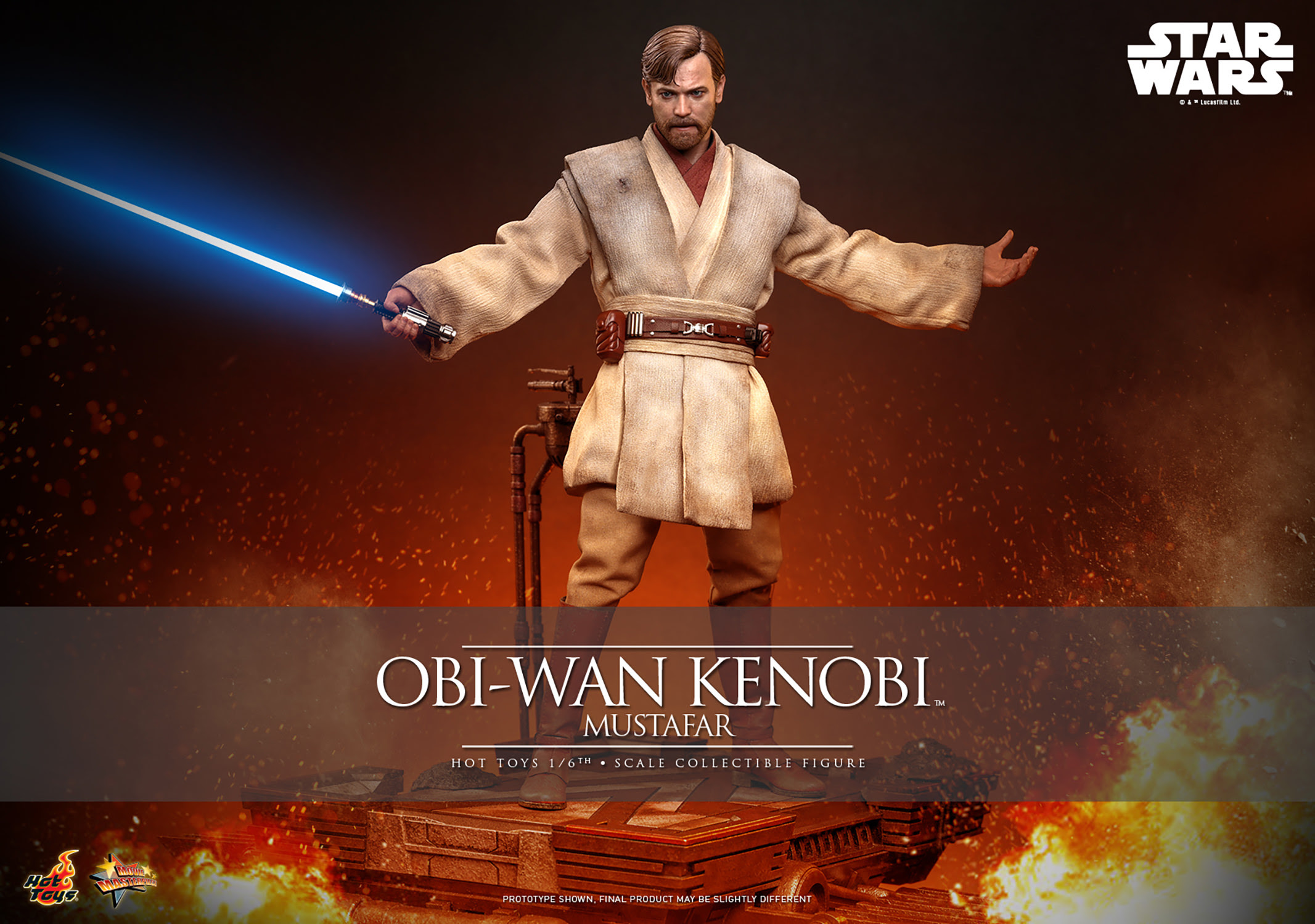 Hot Toys Obi-Wan Kenobi Mustafar figure
