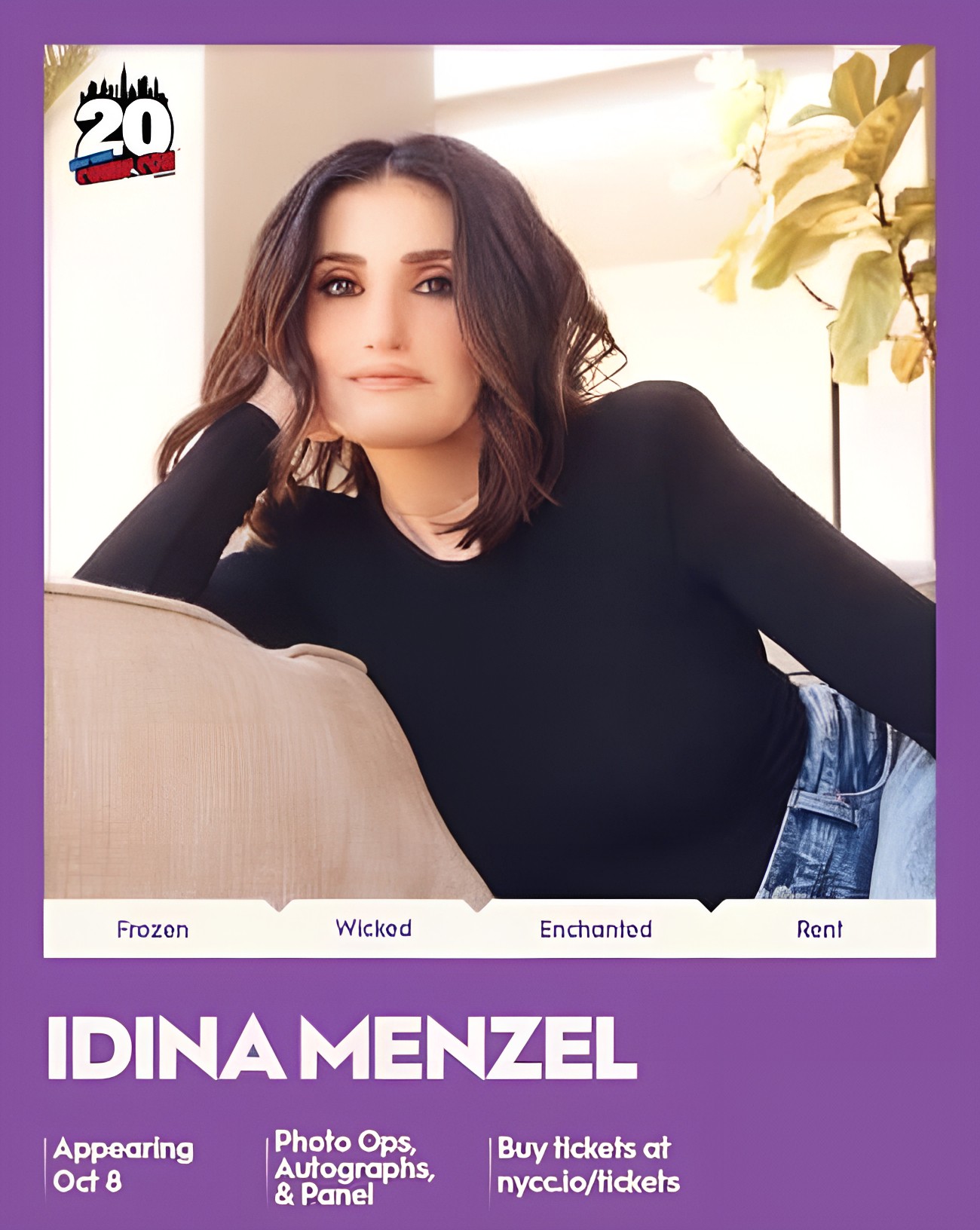 Idina Menzel at New York Comic Con 2026