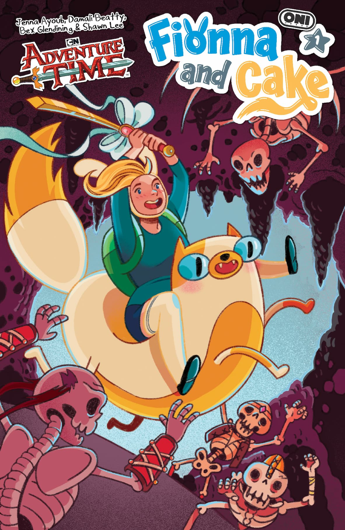 Adventure Time Fionna and Cake 1 cover B
