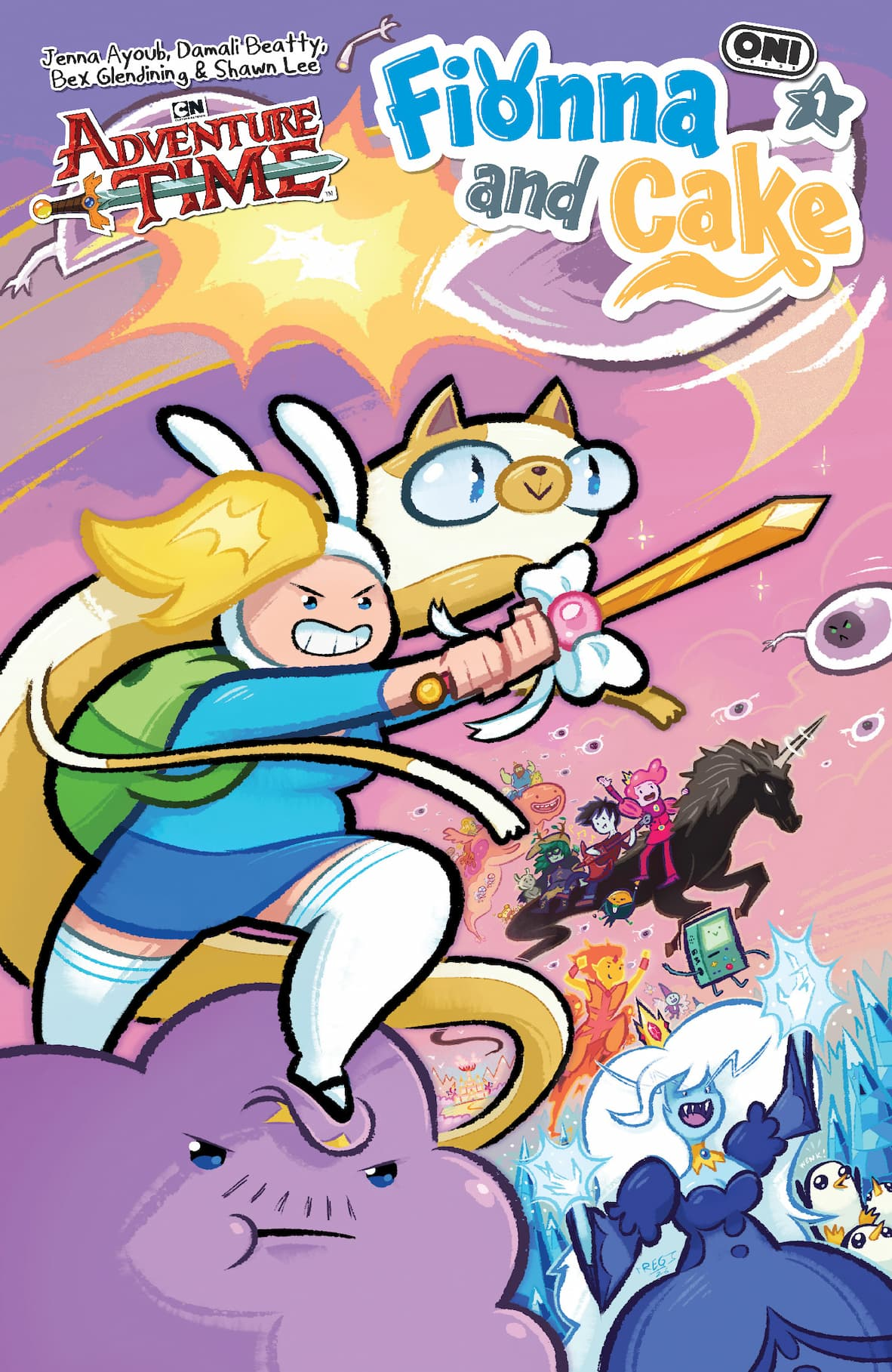 Adventure Time Fionna and Cake 1 cover C