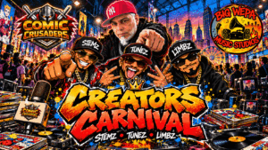Big WEPA Music Studios Presents CREATORS CARNIVAL: Comic Crusaders Invades NYCC in Boom-Bap Style