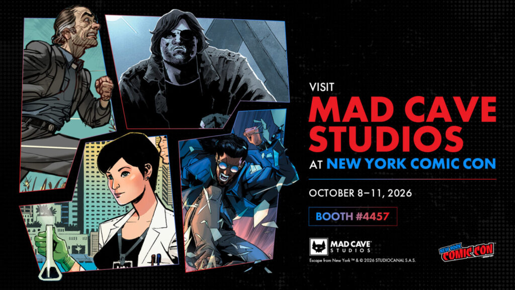 Mad Cave Studios New York Comic Con 2026 banner
