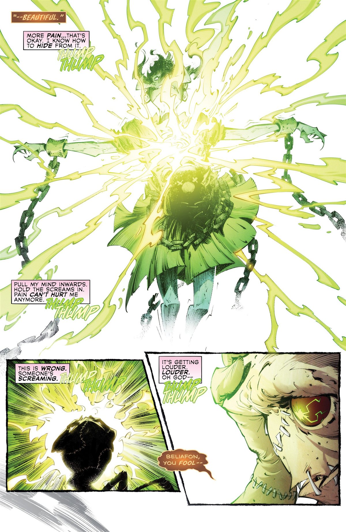 Sherlee Johnson transforms into a monstrous form in The Curse of Sherlee Johnson #8.