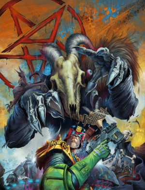 ANTHRAX IS THE LAW! Thrash Metal Legends Invade Judge Dredd Megazine #500